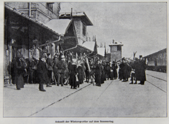 Bahnhof Semmering (Ill. sterr. Sportblatt vom 18. November 1911)